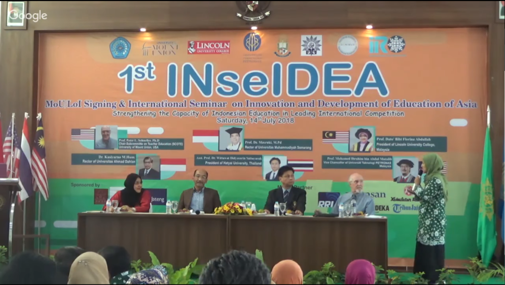 Live Streaming 1st INseIDEA Universitas Muhammadiyah Semarang