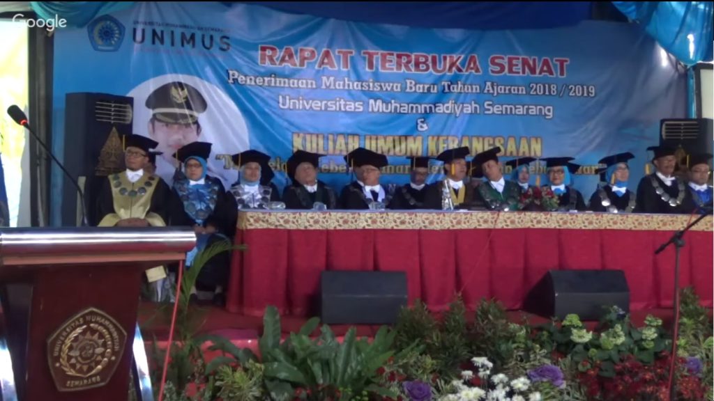 Rapat Senat Terbuka | Penerimaan Mahasiswa Baru 2018/2019